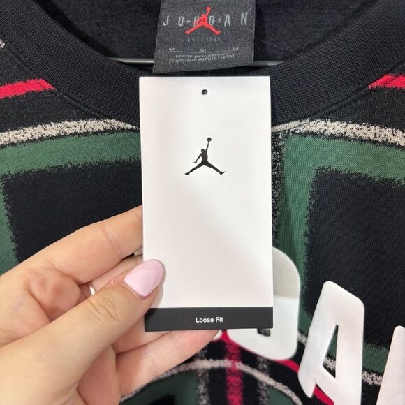 Nike Women’s Jordan Brooklyn Fleece Crewneck Sweatshirt NEW with tags Medium - Picture 13 of 16